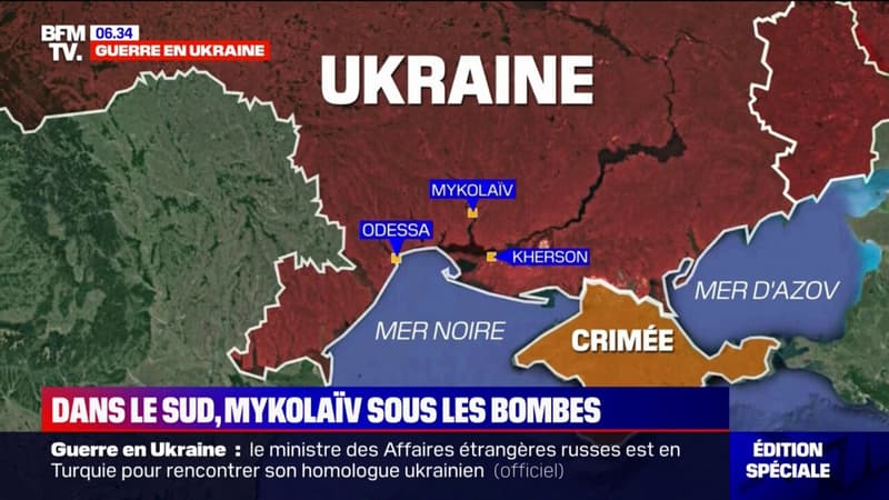 Guerre en Ukraine: dernier verrou avant Odessa, la ville de Mykolaïv bombardée par l’armée russe