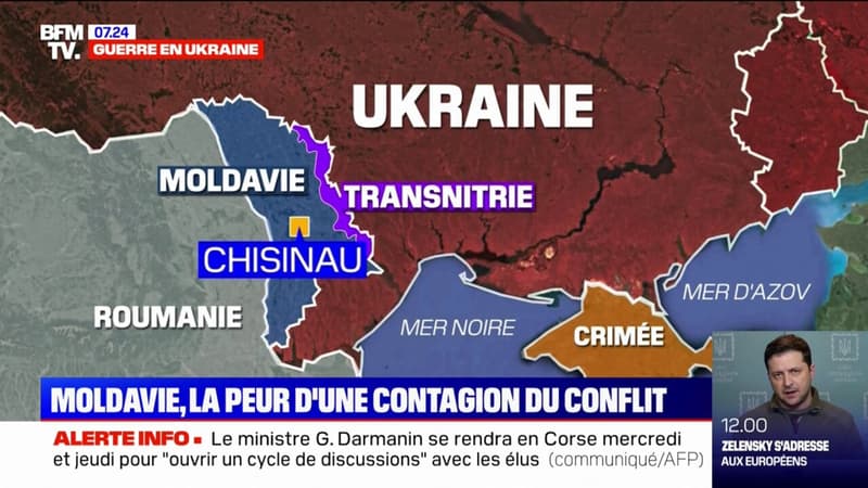 Guerre en Ukraine: en Moldavie, la peur d’une contagion du conflit