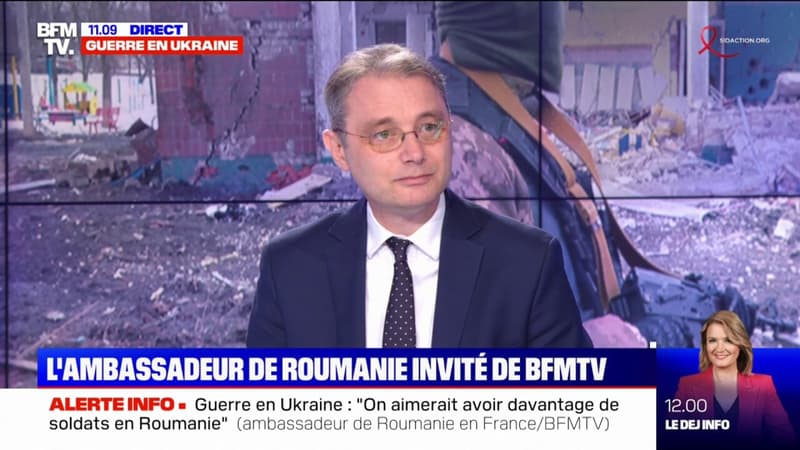 Guerre en Ukraine: l’ambassadeur de Roumanie souhaiterait “plus de soldats” dans son pays