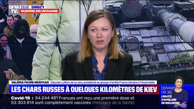 Guerre en Ukraine: la députée Valéria Faure-Muntian salue “la résilience” et “le courage” des Ukrainiens