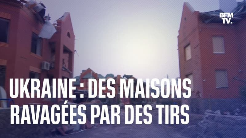 Guerre en Ukraine: les images d’un quartier résidentiel de Bila Tserkva décimé par les tirs russes