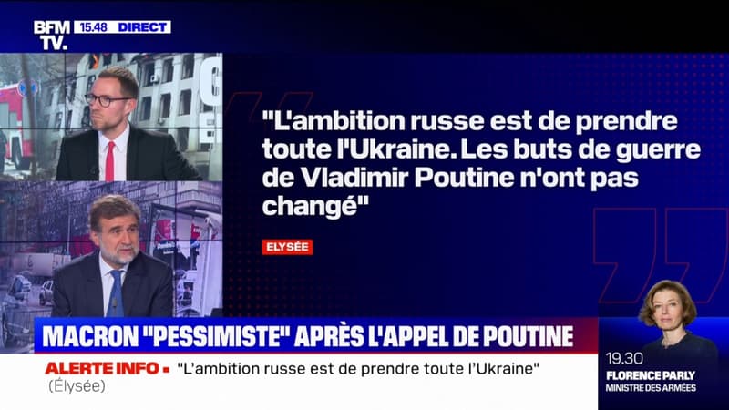 Guerre en Ukraine: pour le président ukrainien, “il n’est pas possible de négocier avec un pistolet sur la tempe”