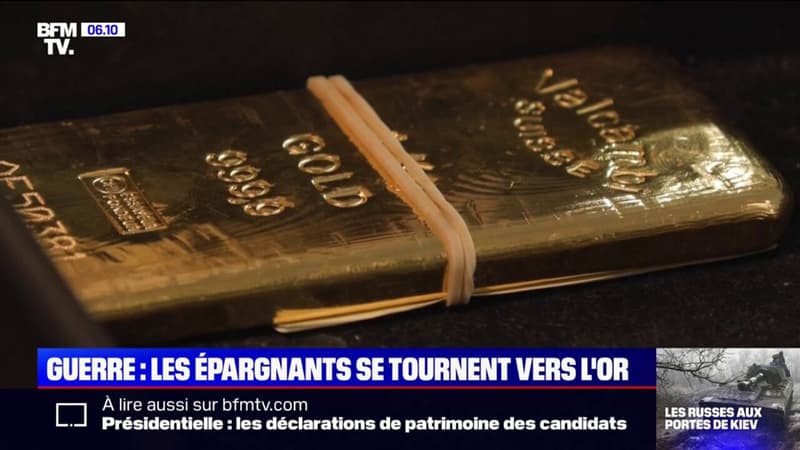 Guerre en Ukraine: pourquoi les épargnants se tournent vers l’or