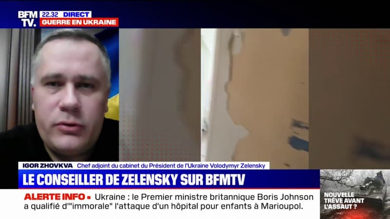 Hôpital de Marioupol: le chef adjoint du cabinet du président Zelensky dénonce sur BFMTV “un acte sans précédent”