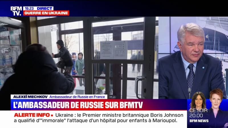 Il “n’est pas question” que tout le territoire ukrainien devienne russe, selon l’ambassadeur de Russie en France
