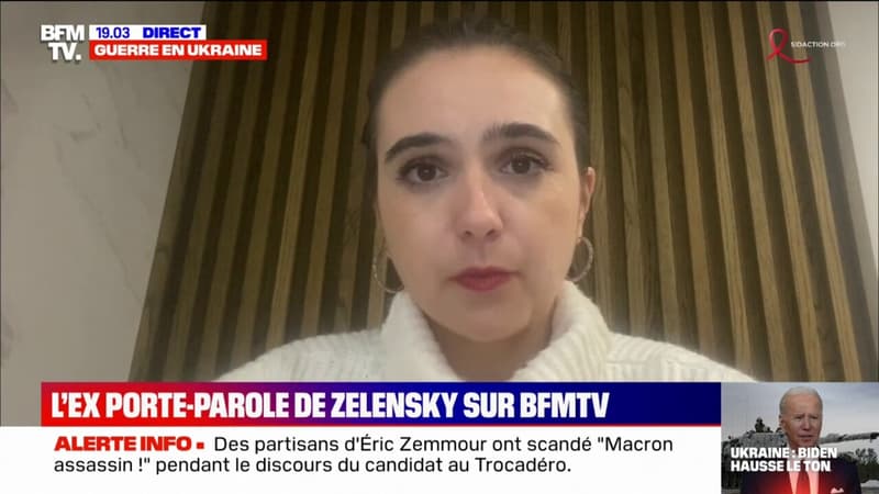 Iuliia Mendel, ancienne porte-parole du président ukrainien: “La Russie est le champion de la désinformation”