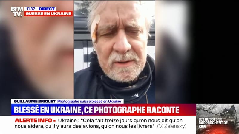 “J’ai été victime d’une embuscade”: ce photographe suisse blessé en Ukraine témoigne