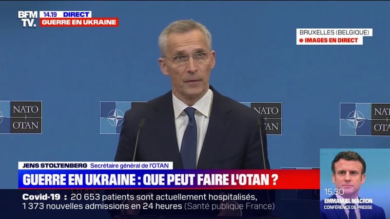 Jens Stoltenberg confirme la présence de 40.000 soldats de l’OTAN “sur le flanc est”