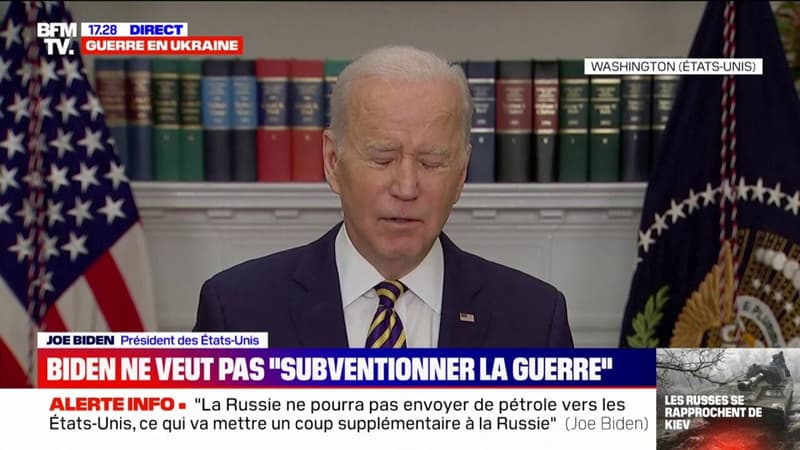 Joe Biden: “Les États-Unis partageront la responsabilité de l’accueil des réfugiés” ukrainiens