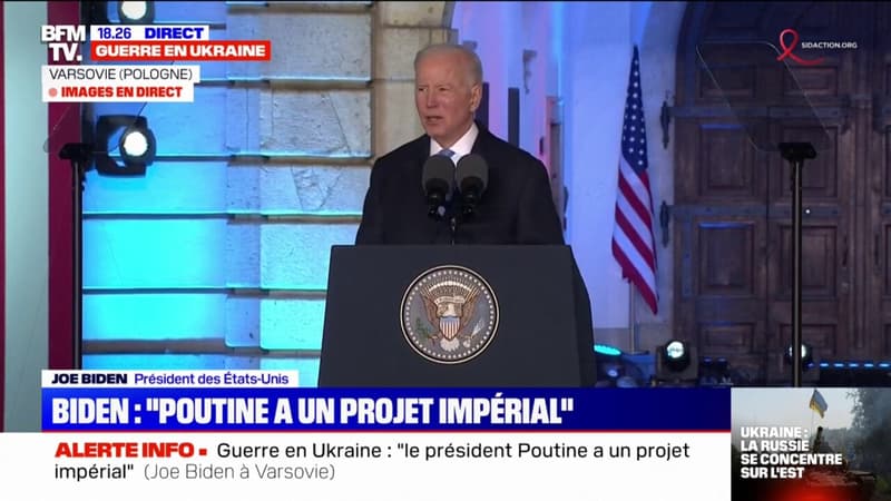 Joe Biden: “Nous allons dédier 1 milliard de dollars en aide humanitaire” pour l’Ukraine