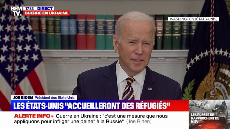 Joe Biden: “Nous avons adopté les sanctions les plus dures et cela a fortement touché l’économie russe”