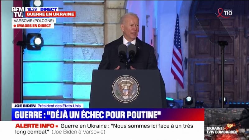 Joe Biden: “Nous faisons face à une guerre de l’information”