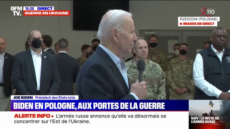 Joe Biden: “On est le seul pays au monde qui incarne un idéal”