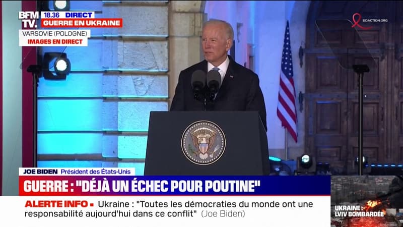 Joe Biden: “Sachez, le peuple russe, que vous n’êtes pas notre ennemi”