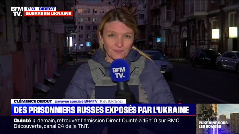 Kiev: des soldats russes capturés par l’armée ukrainienne et exposés à la presse