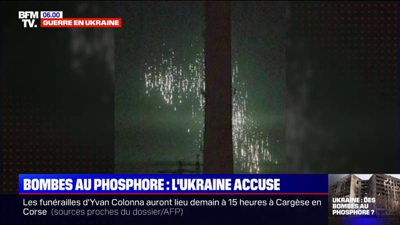 L’Ukraine accuse la Russie d’avoir utilisé des bombes au phosphore sur plusieurs villes