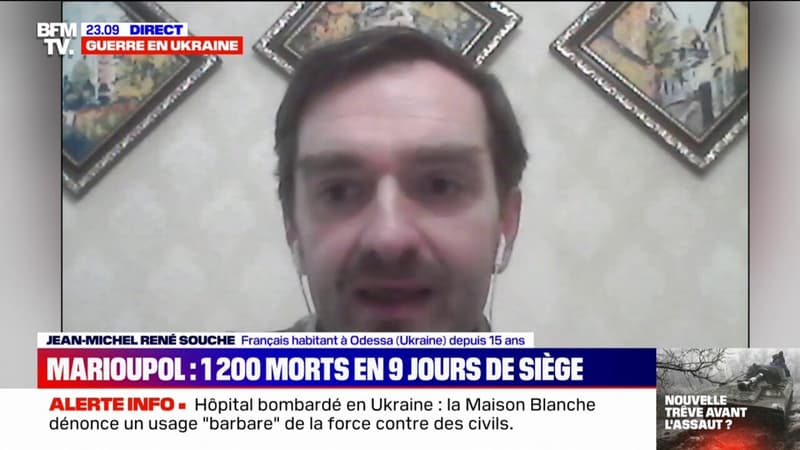 “L’état-major des armées nous a informé de la possibilité réelle de tirs de missiles de croisière”, explique ce Français habitant à Odessa