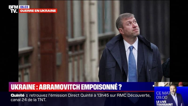 L’oligarque russe Abramovitch, négociateur pour la paix entre la Russie et l’Ukraine, a-t-il été empoisonné ?