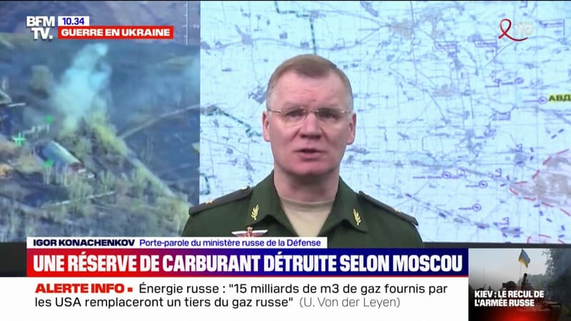 La Russie affirme avoir détruit la plus grande réserve de carburant de l’armée ukrainienne