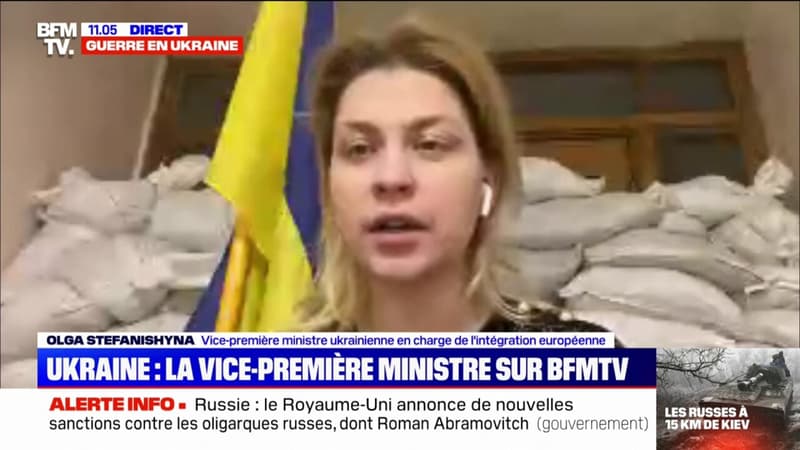 La vice-première ministre ukrainienne dénonce sur BFMTV “un comportement terroriste” de la Russie