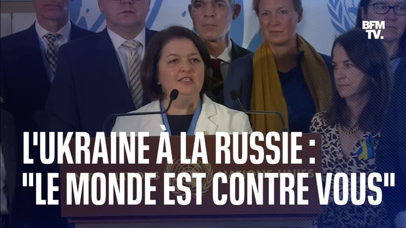 “Le monde entier est contre vous”: le message d’une ambassadrice de l’Ukraine à Poutine