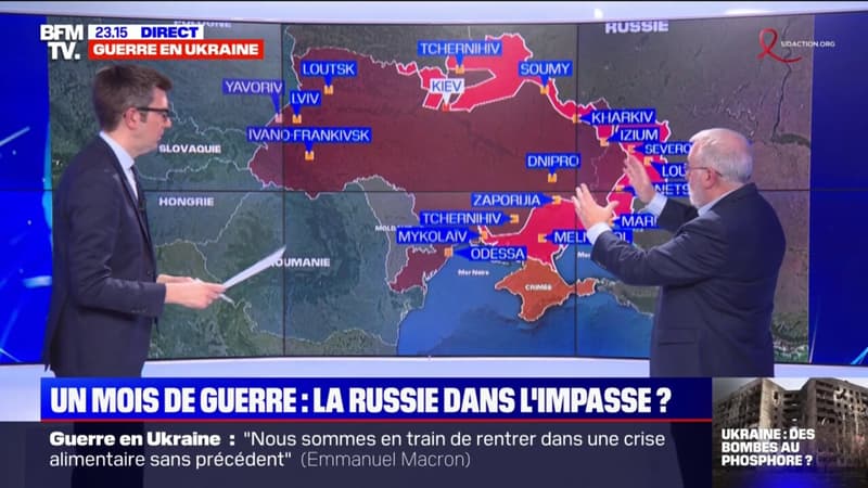 Le point sur l’offensive russe au 29e jour de la guerre en Ukraine