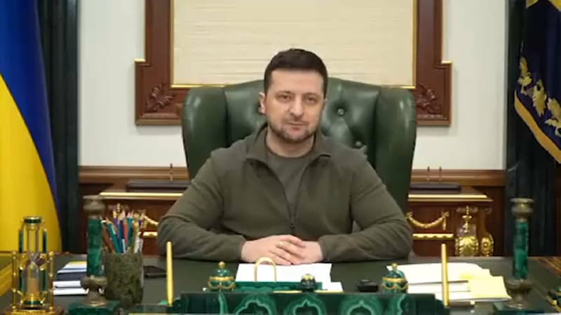 Ukraine: depuis Kiev, Zelensky accuse les forces russes d’avoir fait échouer l’évacuation des civils