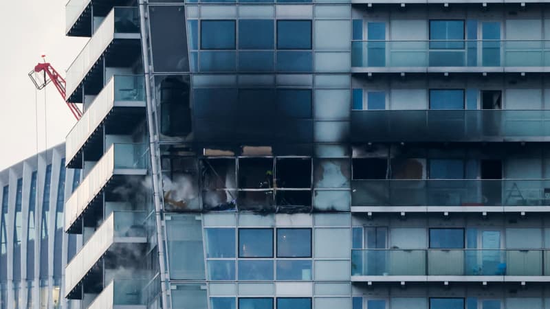 Royaume-Uni: impressionnant incendie dans une tour londonienne