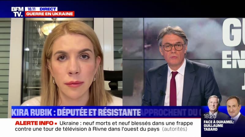 “Les sirènes ne s’arrêtent pas”, raconte la députée ukrainienne Kira Rudik