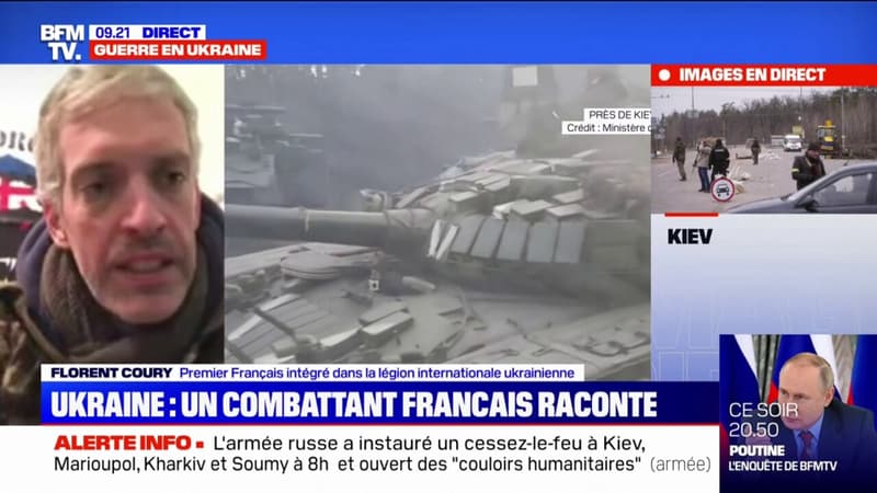“Lorsqu’on part, il faut penser à ne pas revenir”: un combattant français parti en Ukraine témoigne sur BFMTV