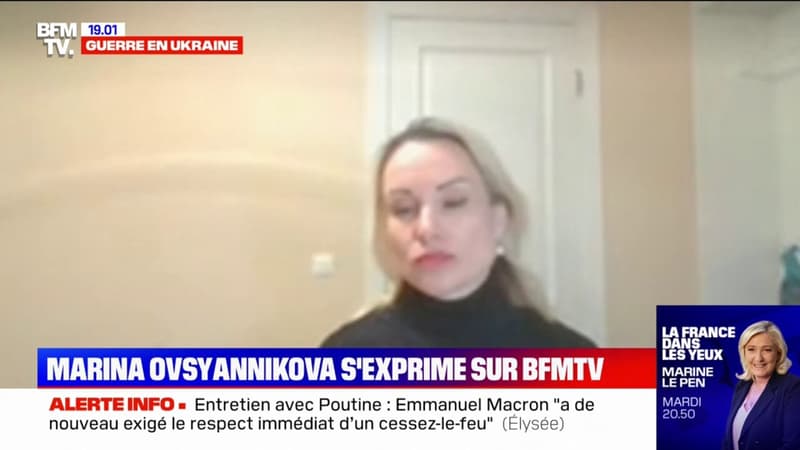 Marina Ovsyannikova: “Je commence à réaliser l’envergure du problème qui m’est tombé dessus”