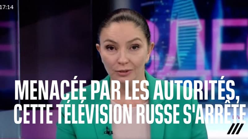 Menacée par les autorités russes, la chaîne de télévision d’opposition Dojd suspend sa diffusion