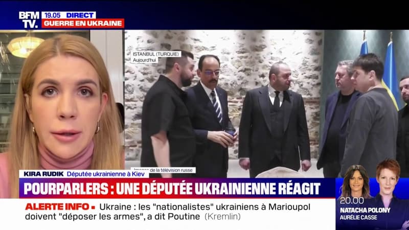 “Nous combattons la Russie depuis 8 ans, nous savons très bien que nous ne pouvons pas faire confiance à Poutine”, déclare une députée ukrainienne