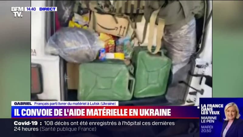 Offensive russe: ce Français se rend jusqu’en Ukraine pour livrer de l’aide matérielle