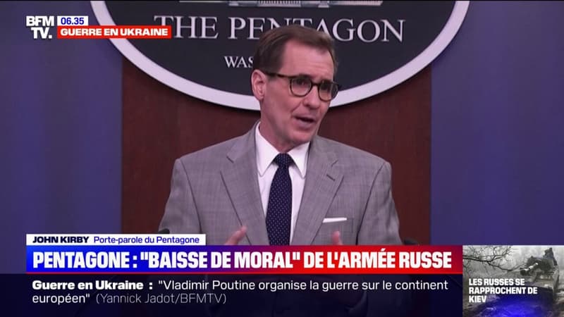 “On pense que [l’armée russe] a une baisse de moral et des problèmes d’approvisionnement”: le porte-parole du Pentagone s’exprime sur la guerre en Ukraine