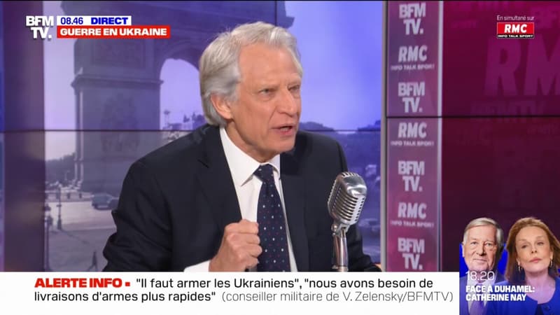 Pour Dominique de Villepin, Vladimir Poutine “est capable” d’utiliser des armes chimiques ou nucléaires