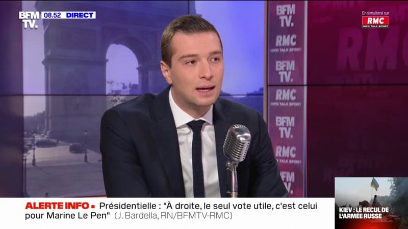 Pour Jordan Bardella, “la Russie va s’enrichir” si les entreprises françaises quittent le pays