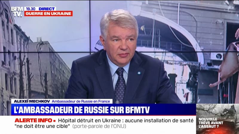 Pour l’ambassadeur russe en France, “la France a un rôle très important” à jouer dans cette crise