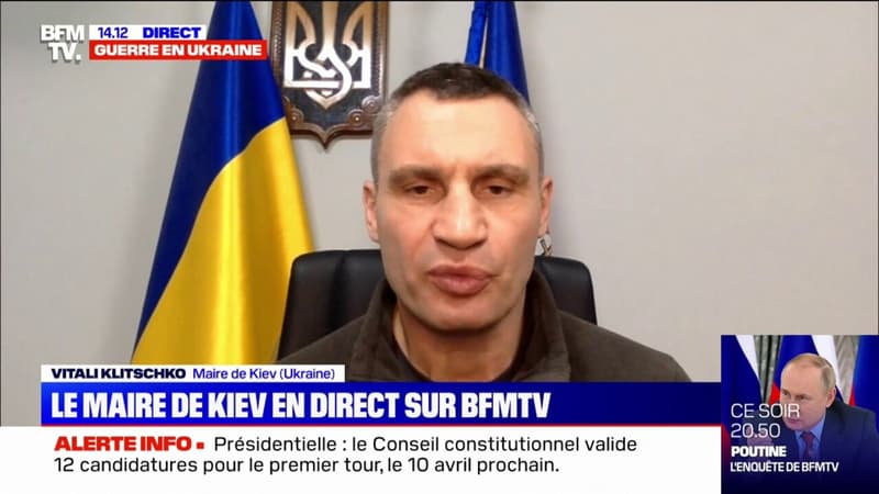 Pour le maire de Kiev, Vitali Klitschko, Vladimir Poutine “veut reconstruire l’Union soviétique”, “contrôler la capitale ukrainienne”
