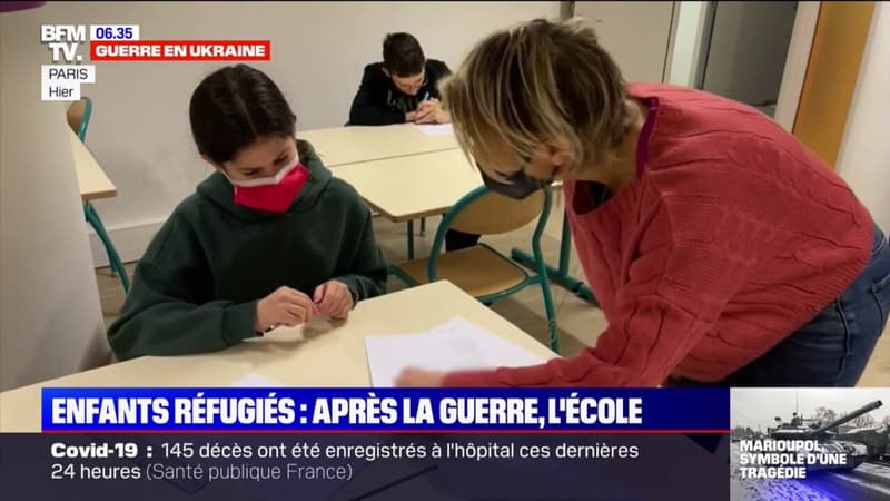 Réfugiés en France, des centaines d’enfants ukrainiens ont fait leur rentrée