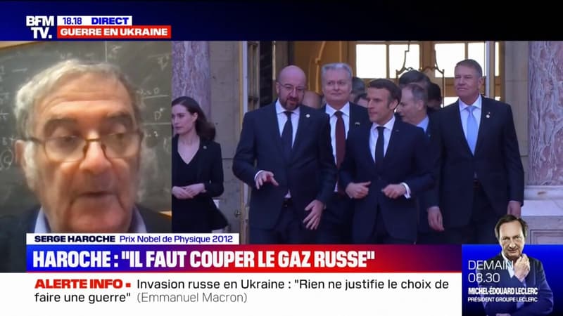 Serge Haroche défend la coupure du gaz russe appelle à la “solidarité” des Français les plus aisés