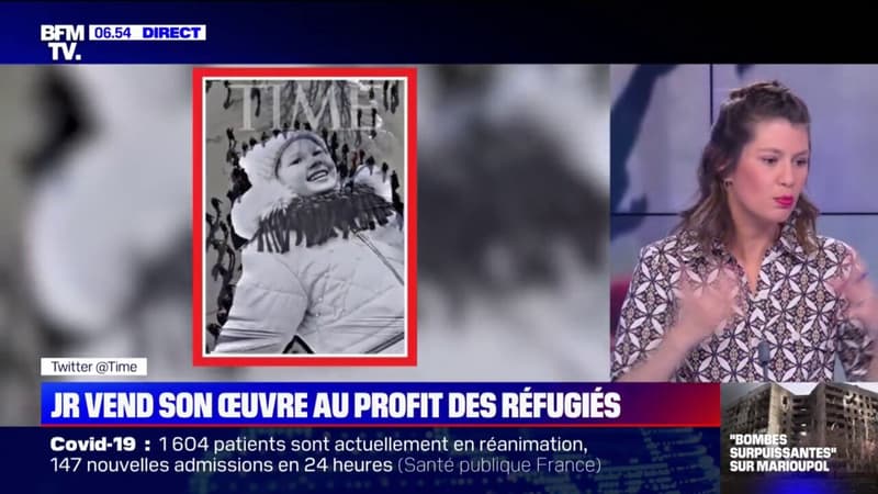 Ukraine: JR vend son œuvre en NFT pour reverser les profits à l’aide aux réfugiés