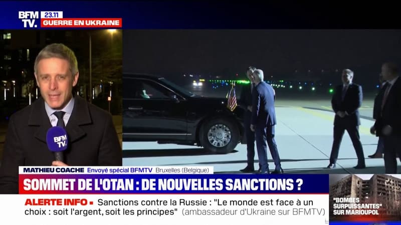 Ukraine: Joe Biden est arrivé à Bruxelles pour une série de rendez-vous internationaux