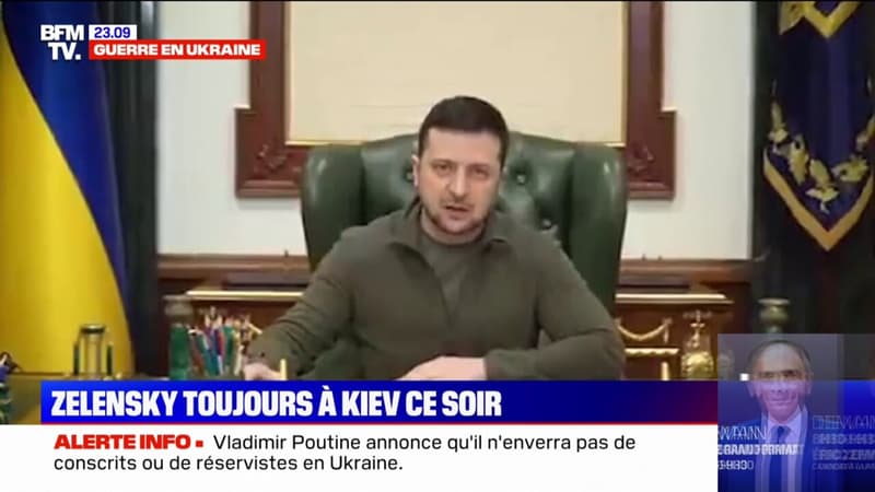 Ukraine: Volodymyr Zelensky confirme être toujours à Kiev