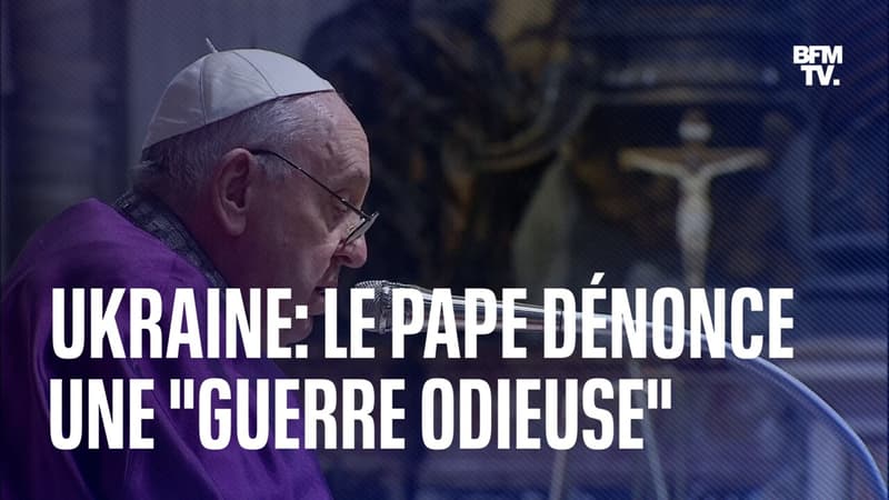 Ukraine: le pape François dénonce une “guerre odieuse”