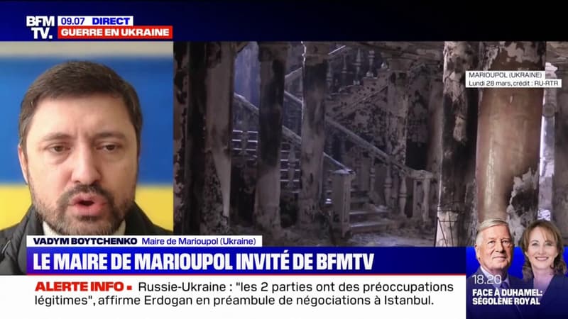 Vadym Boytchenko, maire de Marioupol: “Les forces armées ukrainiennes continuent de tenir la ville, c’est une défense héroïque”