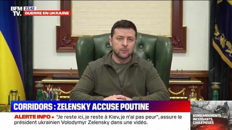 Volodymyr Zelensky accuse les forces russes d’avoir fait échouer l’évacuation des civils