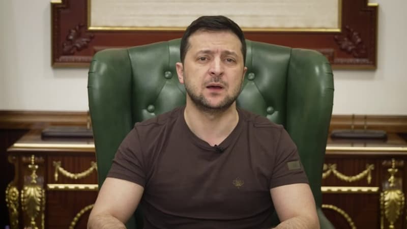 Volodymyr Zelensky répond aux accusations de Moscou sur la “préparation d’une attaque chimique”
