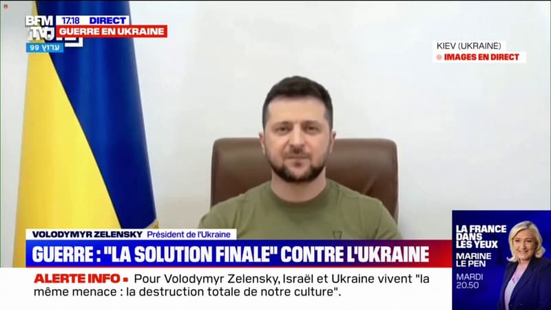 Zelensky demande à Israël de “faire un choix” en soutenant l’Ukraine face à la Russie