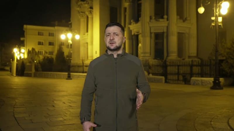 “Il est temps de nous réunir”: Zelensky appelle Moscou à “discuter” de la “paix et de la sécurité”